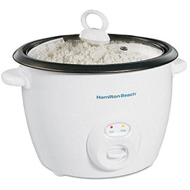 Hamilton Beach Capacity Rice Cooker, 20-Cup (Cooked) White (37532N)