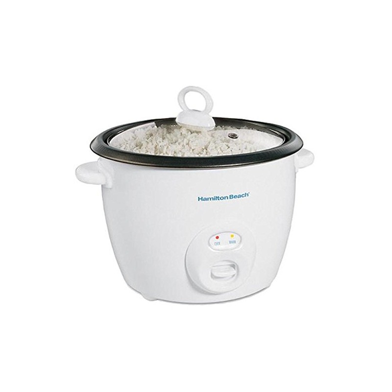Hamilton Beach Capacity Rice Cooker, 20-Cup (Cooked) White (37532N)