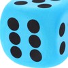 UPKOCH 2PCS Giant 8cm Blue EVA Foam Dice, Jumbo Dice