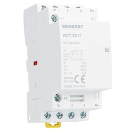 Wengart AC Contactor WCT-25, AC230V 25A, 2 Normally Open 2 Normally Closed Save Installation Space, Energy Saving and Environmental Protection
