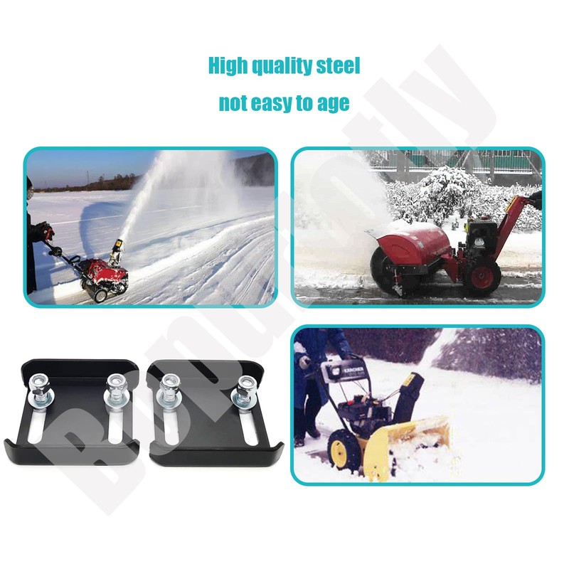 （2 Pack） 1740718HMA Snow Plow Skid Shoes for Murray Crafts-Man