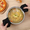 Xindojuz 4 PCS Cast Iron Skillet Handle Covers, Pan Pot