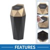 A ABSOPRO Car Trash Can Portable 3.5" Width 7.9" Height
