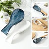Tikooere Ceramic Spoon Rest for Stove Top,Large 8.7 Inch Spoon