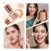 Set 7 Brochas Maquillaje Profesional Alto Nivel Color