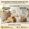 Fruzmzk Reusable Beeswax Bread Bag Sourdough Storage 17 x 13