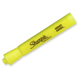 SHARPIE Tank Style Highlighters, Chisel Tip, Fluorescent Yellow, 36 Count