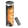 Ceramic Space Heater, Portable Indoor Heater with Remote Control, Three
