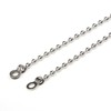 100 Pieces Stainless Steel Ball Chain Connectors Double Ring Style