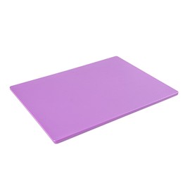 Restaurantware - RW Base 20 x 15 Inch Cutting Board, 1 Color Coded Chopping Board - No Scratch, Dishwashable, Purple Plastic Cutting Board Mat, No Odor, Durable, No Slip, For No Allergen Food