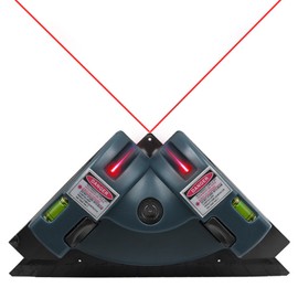 Right Angle Laser Projection Level Integrated Plastic Housing Infrared Horizontal Vertical Laser Line Level for Tile Blue