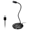 JOUNIVO USB Microphone, 360 Degree Adjustable Gooseneck Design, Mute Button