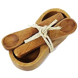 PACIFIC MERCHANTS Spice Bowl 2/C with 2 Spoons, 1 EA