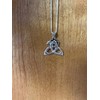 Jewelry Trends Celtic Dragon Trinity Knot Sterling Silver Pendant Necklace