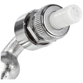 Cornat Outlet Tap - 1/2 Inch Male Thread - Includes Nozzle - For Connecting Washing Machine & Dishwasher - With Backflow Preventer & Pipe Aerator - High-Quality Ceramic Top / Tap / Stopcock /