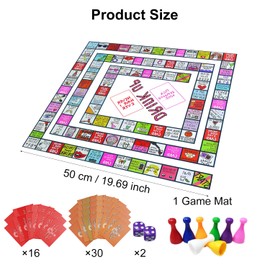 Drinking Games for Adults, Interactive Drinking Card Games for Adults Party Games Set, Monopoly Board Game Girls Night Drinking Games for Birthdays Game Nights Bachelorette Party Games