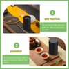 DOITOOL Tin Tea Canisters with Airtight Double Lids Tinplate Round