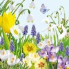 20 Napkins Colourful Spring Meadow Flowers Spring Summer Table Decoration 33 x 33 cm