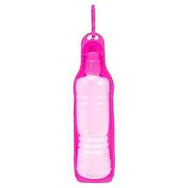 Duke & Co Economy Pet Travel Water Bottle, Pink