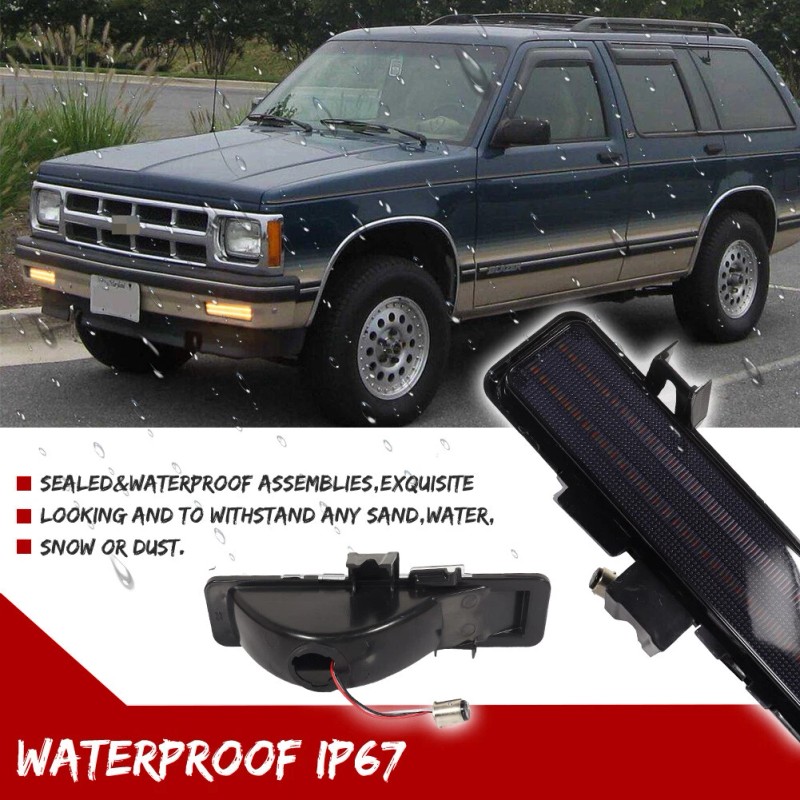 MODIPIM Smoke Switchback LED Front Paking Signal Lamp FOR 83-94
