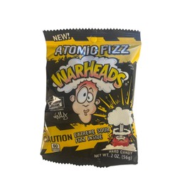 Warheads Atomic Fizz Extreme Sour Hard Candy 2 Oz Bag