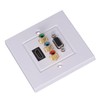 VGA+High Definition Multimedia Interface 3RCA Wall Plate Panel Socket for
