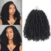 Shoobidoo 9 Packs Yanky Twist Crochet Hair 16 inch Pre-twisted