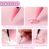 2-Piece Rhinestone Applicator Set with Wax and Picker Pens for