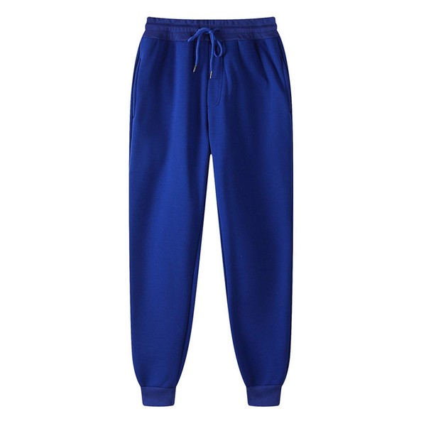 Women's Tracksuit Bottoms Sports Jogging Bottoms Sports Bottoms Solid Color and Pockets Casual Autumn Tracksuit Elastic Waist Tie Feet, Blue