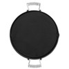 Volcano Grills Reversible Pre-Seasoned Cast Iron Griddle/Skillet, Black
