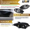 DEPO UPGRADE Black Replacement Front Headlights (Left + Right) Compatible