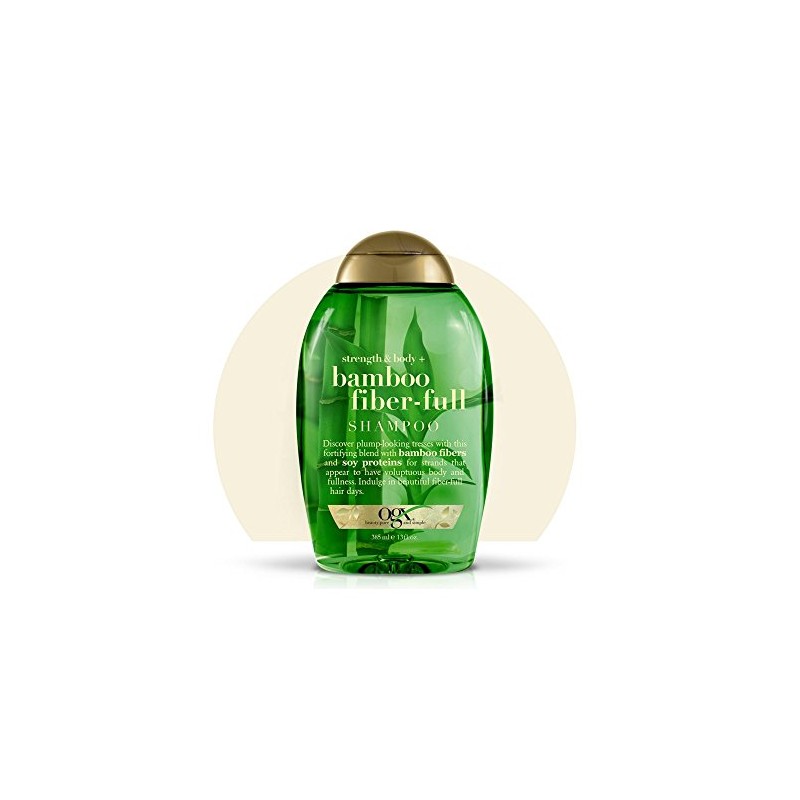 OGX Strength & Body + Bamboo Fiber-Full Shampoo, 13 Ounce