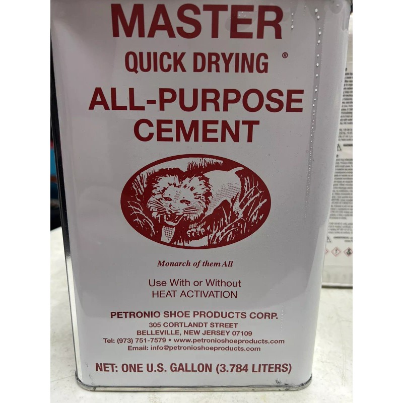 Master Gallon Master Quick Drying All-Purpose Cement With Or Without