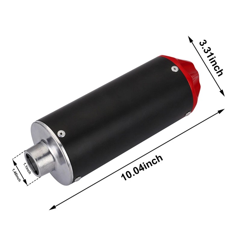 motor_glide2024 28mm Muffler Exhaust Pipe for CRF50 Apollo 110cc 125cc
