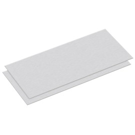 sourcing map 6061 Aluminum Sheet, 300mm x 150mm Rectangle Aluminum Plate 2mm Thick Flat Metal Stock with Protective Film, 2Pcs