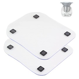 Diteje 2 Pack Kitchen Appliance Sliding Tray,Appliances Slider Transparent Moving Under Cabinet Countertop Compatible with Ninja Grill,KitchenAid Stand Mixer,TM5/TM6,Keurig Coffee Maker,Instant Pot