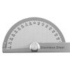 SQXBK Stainless Steel 180 Degree Protractor Angle Finder Arm Rotary