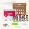 Kayaso Cake Decorating Icing Piping Tip Set, 10 X-large Decorating