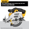 DEWALT 20V MAX Circular Saw, 6-1/2-Inch Blade, 460 MWO Engine,