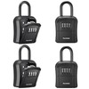 Puroma Key Lock Box, Portable Combination Lockbox Wall-Mounted Storage for
