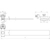 'Dehn 540911 Clamp – Adjustable 3/4 – 4 Niro V2