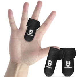 EDNYZAKRN 2Pcs Trigger Finger Splint, Finger splints for Thumb, Index, Middle, Ring and Pinky, Finger Support Brace for Tendonitis, Stiffness, Curved, Bent, Locked - Fit for Left Or Right Hand