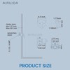 Airuida Round Single-Function Shower Handle Valve Trim Kit Shower Valves