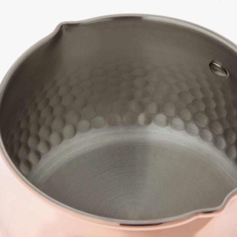 Nagao Tsubamesanjo Pure Copper Milk Pan 700ml with Polishing Agent,