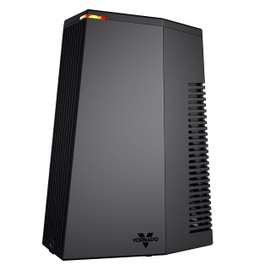 Vornado Rise 12H Small Room Personal Tower Heater, 2 Heat Settings, Advanced Safety, Black