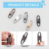 15 PCS Backpack Zipper Locks – Security Fasteners, Dual Hook