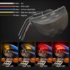 NTHREEAUTO Motorcycle Smoked LED Tail Light, 12V Brake Taillight Integrated