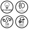 Bright Source All in One LED Commercial Downlight, 10w/15w Switchable
