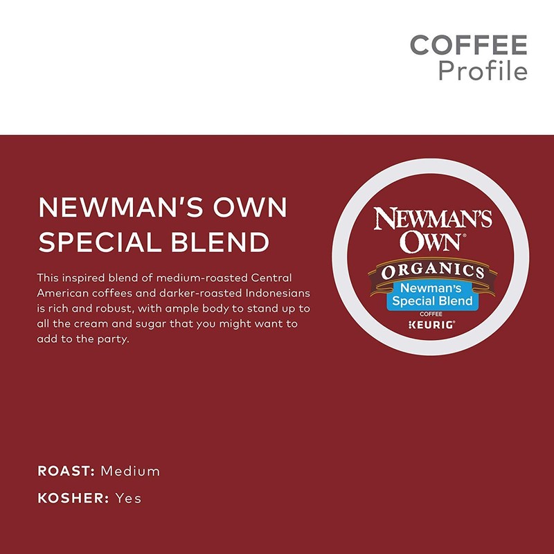 Green Mountain Coffee Newman's Special Blend, Medium Roast, K-Cup Portion