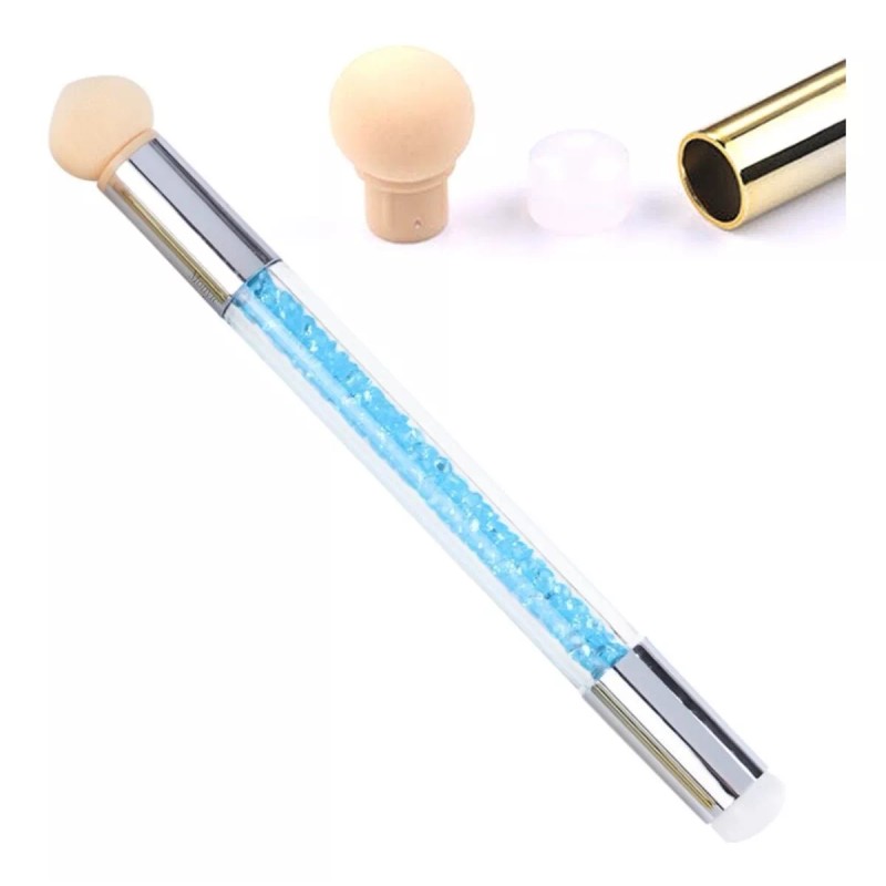 Mouyic Esponja Difuminadora Para Efectos Decoracion En Uñas + Sello